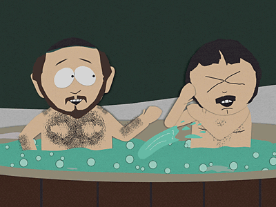 0308 - Two Guys Naked in a Hot Tub